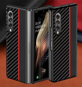 Coque pour Samsung Galaxy Z Fold 3 en Fibre de Carbone